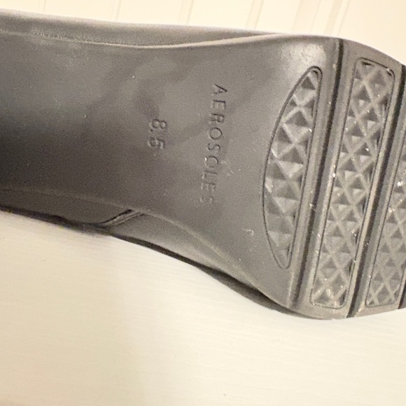 Aerosoles Black Women's Boots 8.5 wide - Picture 6 of 10